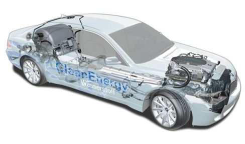 BMW Hydrogen Fueled V12